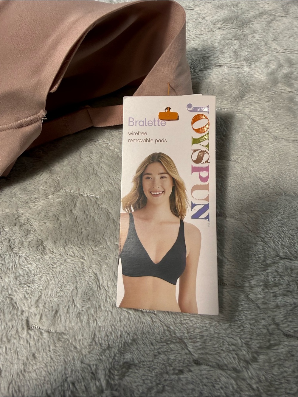 Joyspun Bonded Plunge Bralette Medium Mystical Rose Wirefree NWT - Picture 6 of 8
